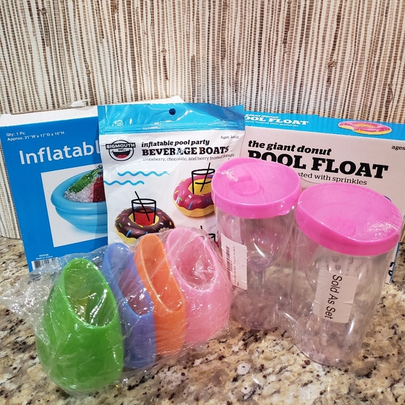 ALL NEW set of 5 summer pool party favorites - Picture 1 of 10